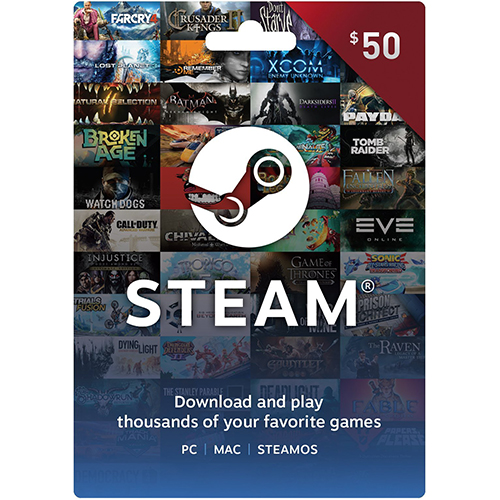 Steam 50$,