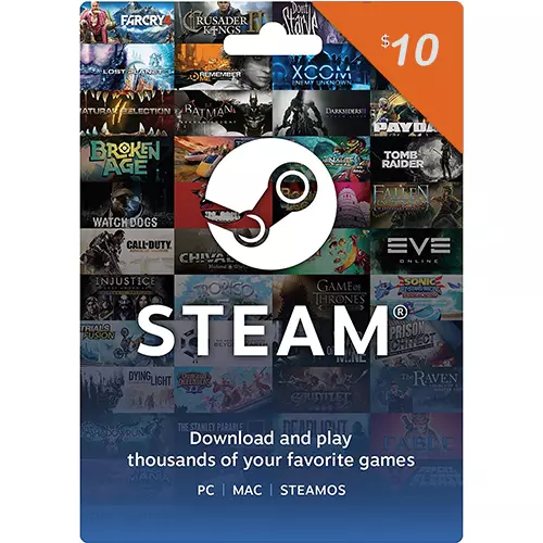 Steam 10 Gift Card
